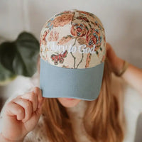 Glory To God Floral Cap