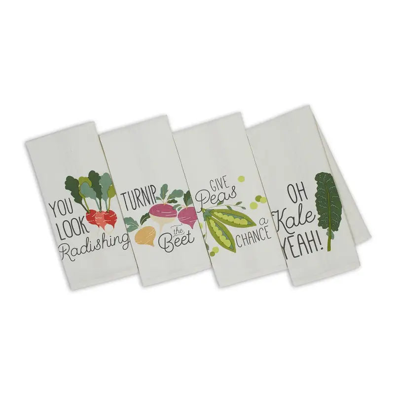 Veggies Printed Dishtowels