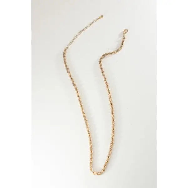 Sheyla Rope Chain Necklace