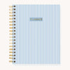 Blue Stripes Undated Planner
