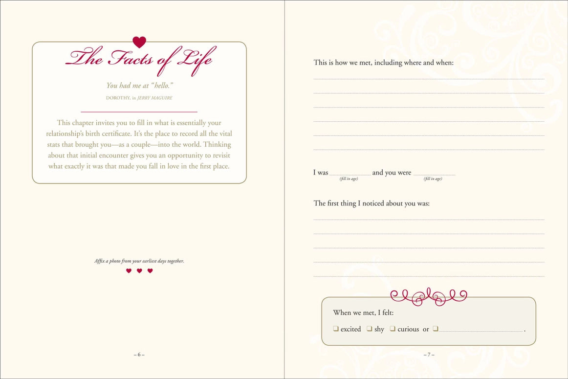 Why I Love You Journal