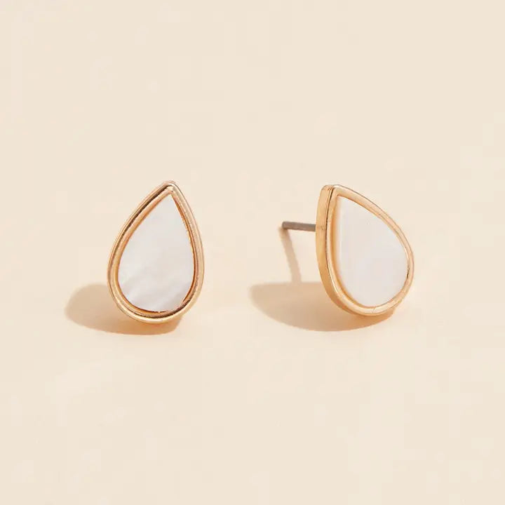 Vickie Teardrop Stud Earrings
