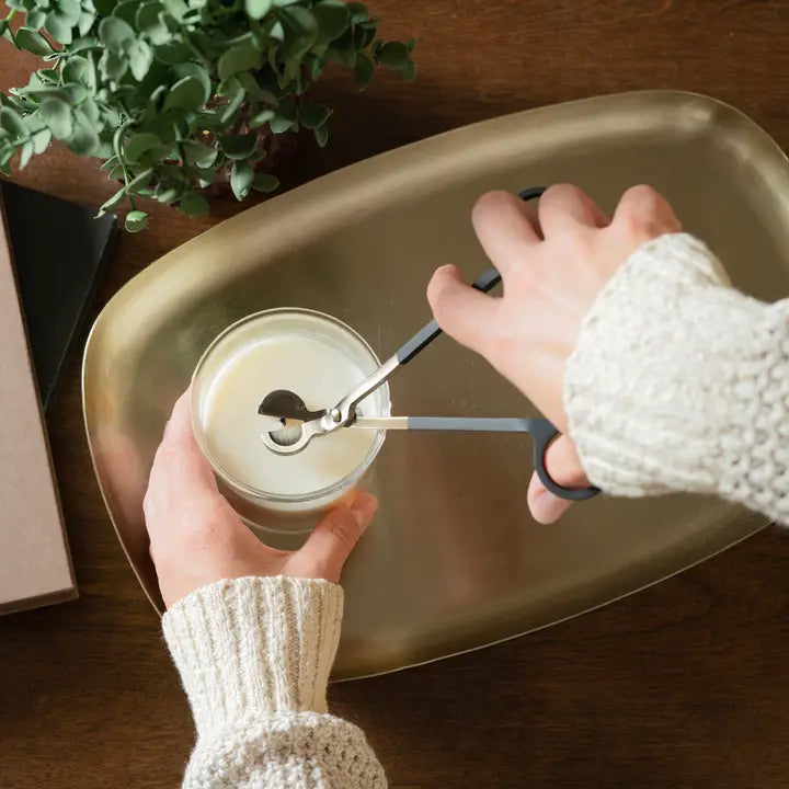 Wick Trimmer -Gold & Black