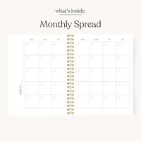 Blue Stripes Undated Planner