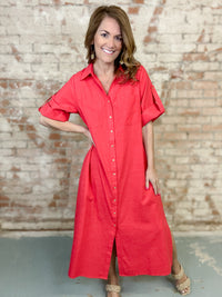 Grace Button Down Dress