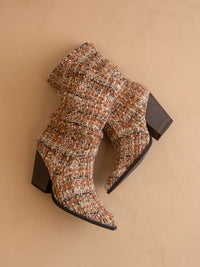 Letty Chai Tweed Boot