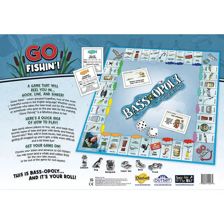 Bass-Opoly Board Game