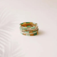 Matcha Tile Bangle Set | Sunshine Tienda