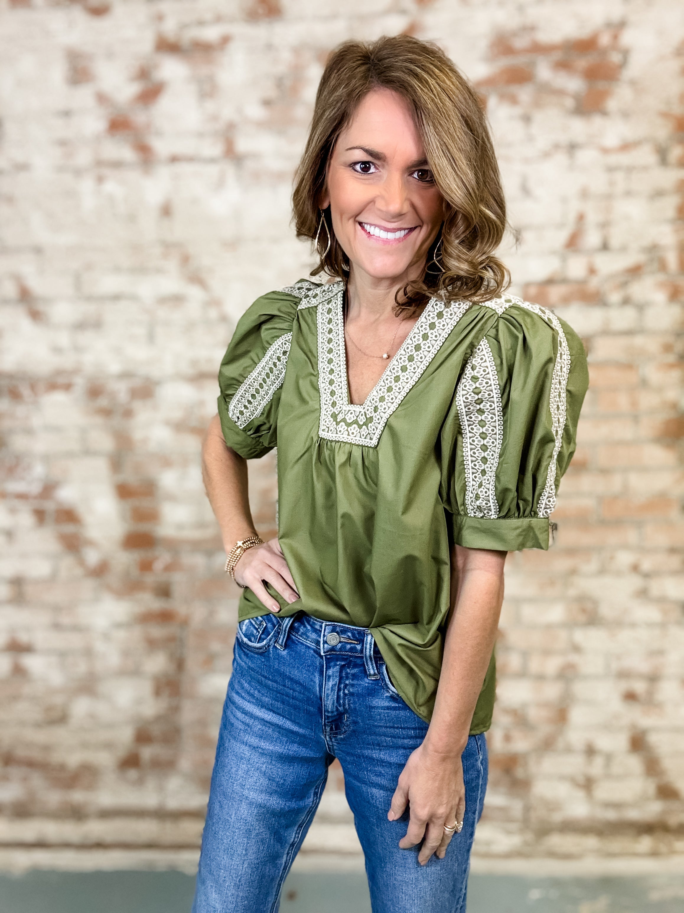 Toria Puff Sleeve Top