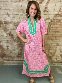 Callan Floral Print Midi Dress