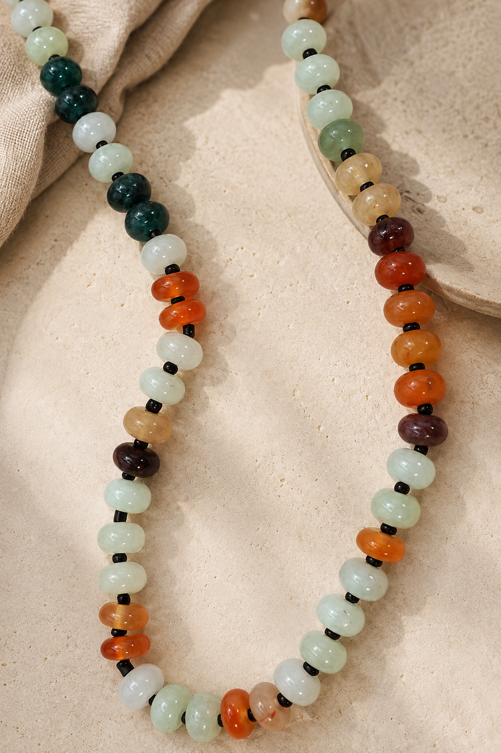 Bebee Agate Bead Necklace