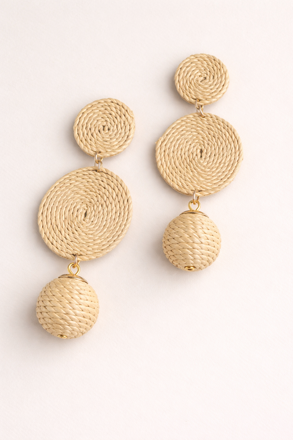 Edith Raffia Earrings