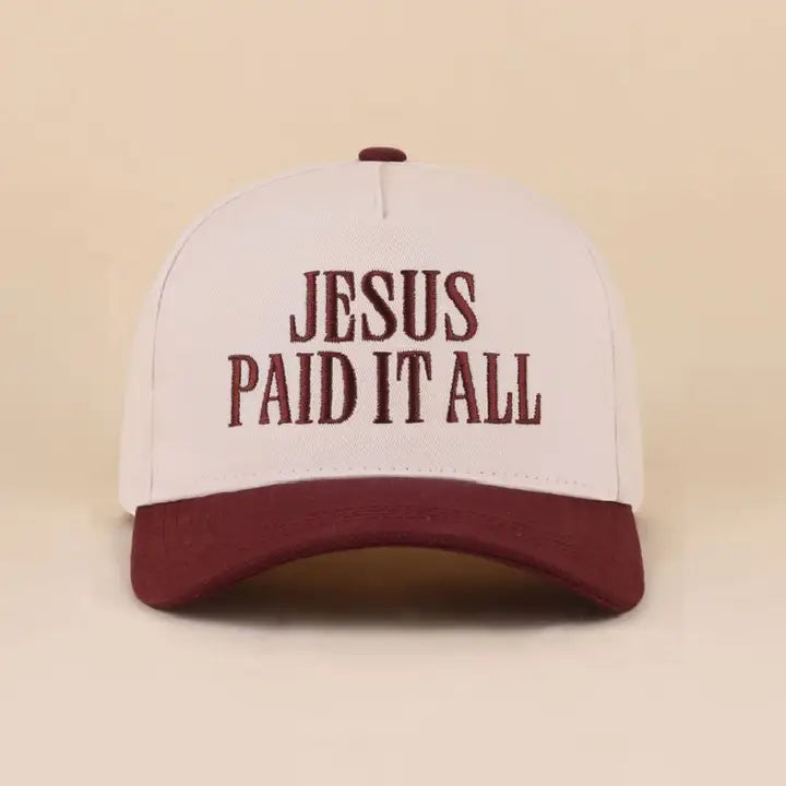Jesus Paid It All Cap
