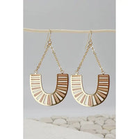 Yndia U Drop Earrings