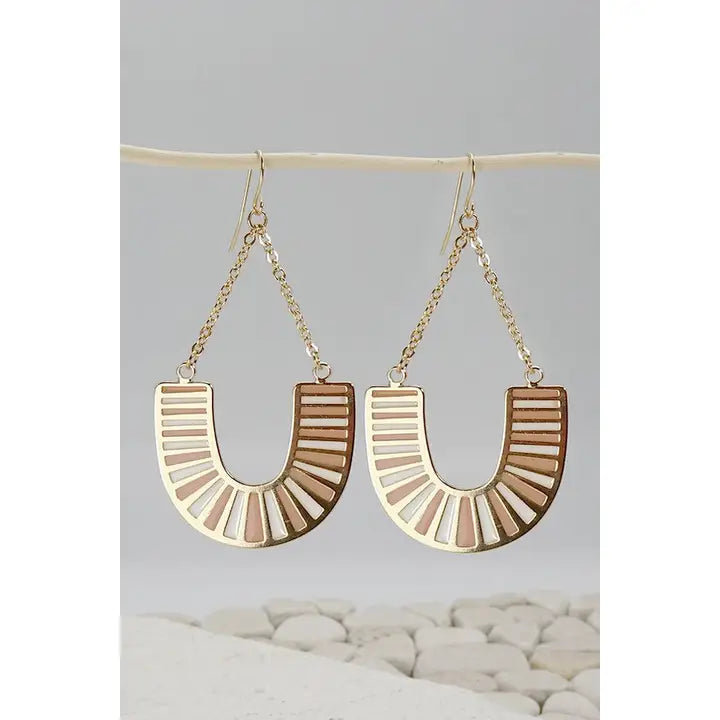 Yndia U Drop Earrings