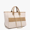 Kristina Striped Tote