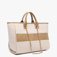 Kristina Striped Tote