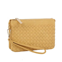 Natalie Woven Crossbody Clutch