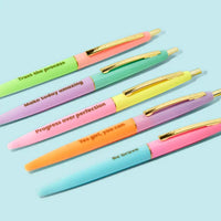Affirmations Colored Ink Pen Set