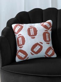 Football Embroidered Pillow Collection
