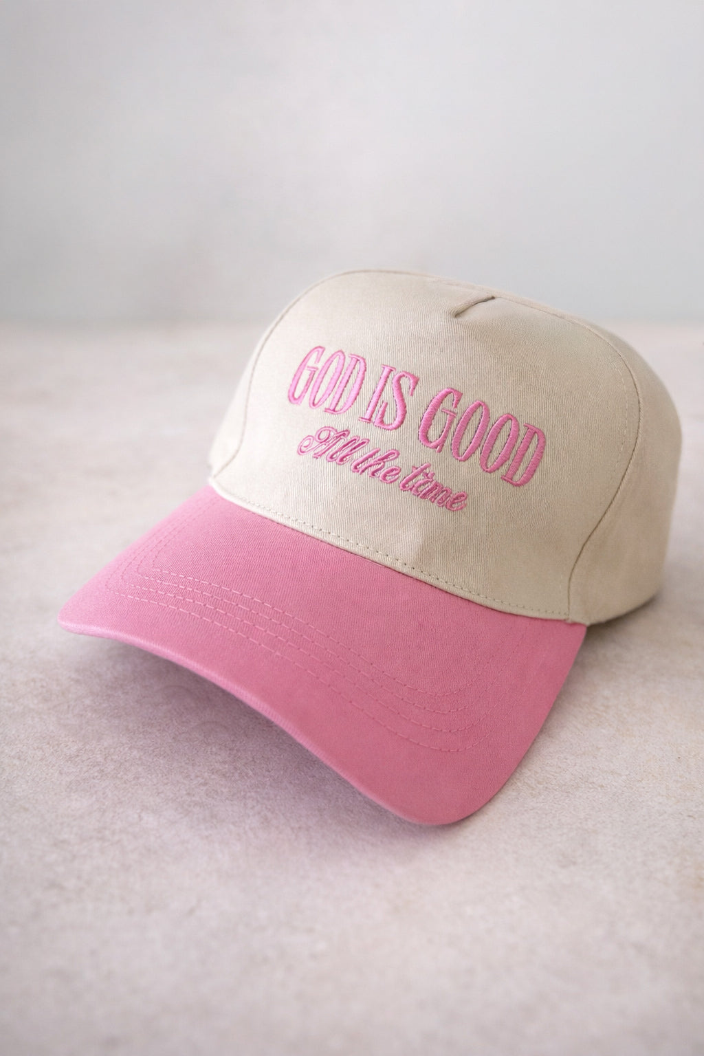 God is Good Pink Cap