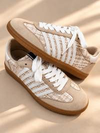 Shu Shop Tweed Taupe Stevie Sneaker