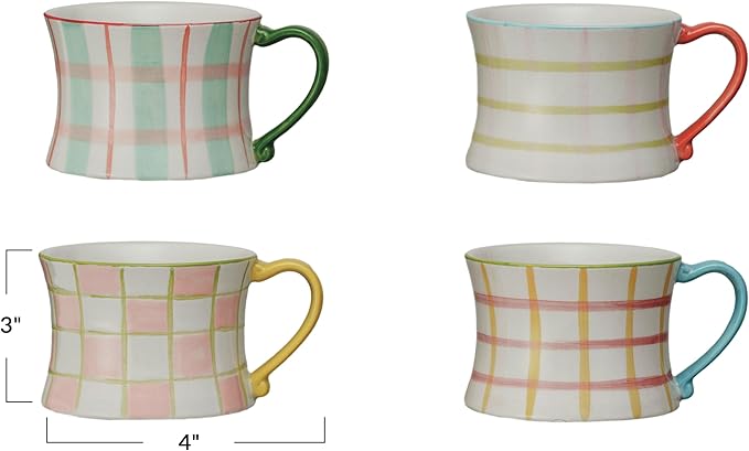 Artisan-Made Stoneware Mugs