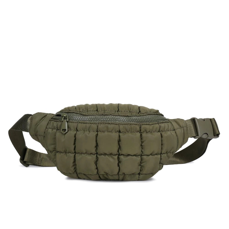 Resurgence Quilted Puffer Belt Bag