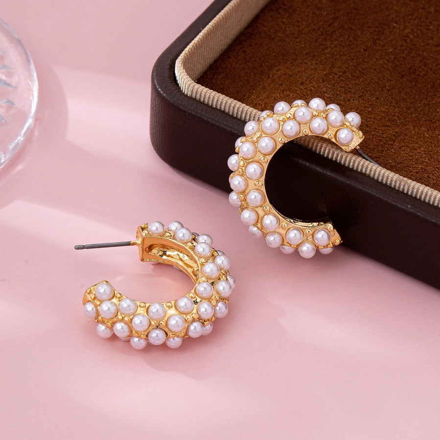 Kary Pearl Bead Earrings
