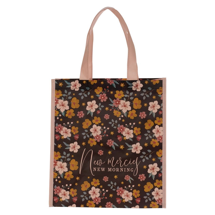 New Mercies New Morning Coated Market Tote