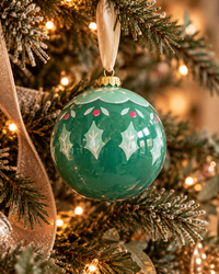 Decoupage Ball Ornaments