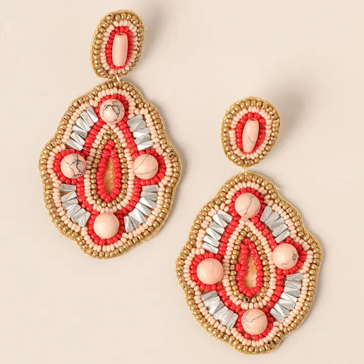 Fynn Beaded Earrings