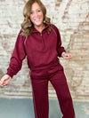 Crimson Sweatpant Set