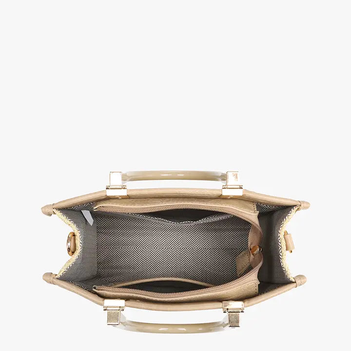 Kandi Rattan Satchel