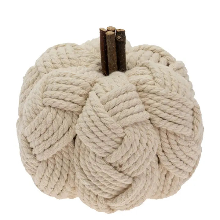 Woven Pumpkin Decor