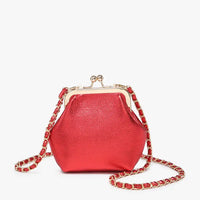 Cleo Red Coin Pouch Crossbody