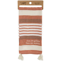 First We Gobble Kitchen Towel