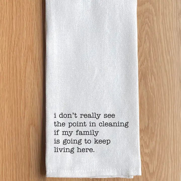 I Don't Really See the Point in Cleaning Kitchen Towel.