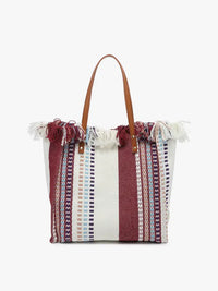 Marilen Striped Tote