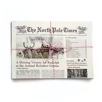 North Pole Times Gift Wrap