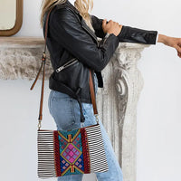 Aztec Embroidered Crossbody