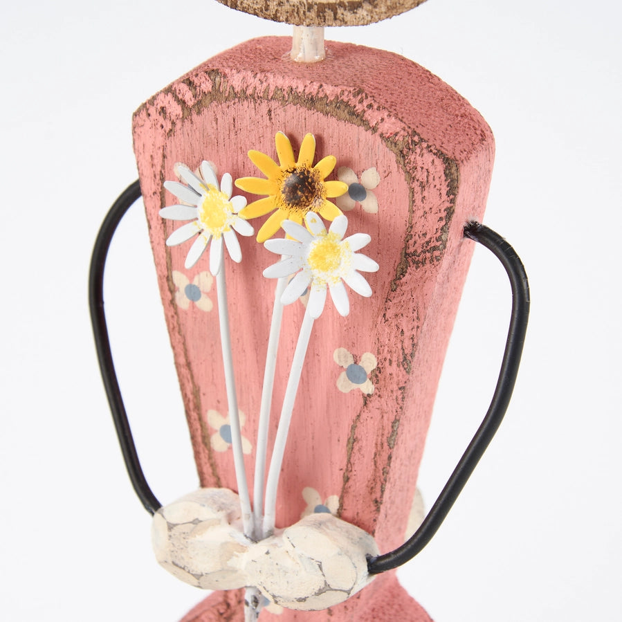 Stand Up Wooden Bunny