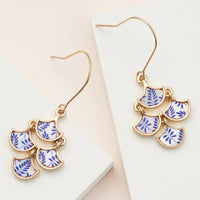 Caprice Blue + Mother of Pearl Earrings