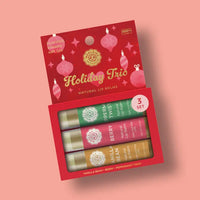 Holiday Lip Balm Sets, Set of 3