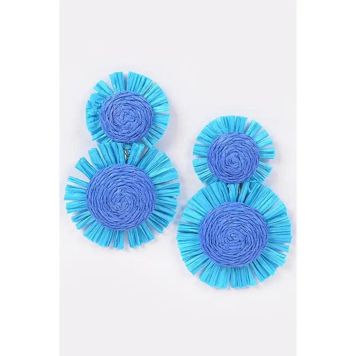 Mandi Straw Drop Earrings