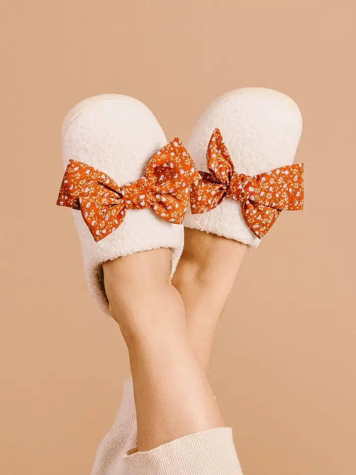 Betty Bow Fall Flora Slippers