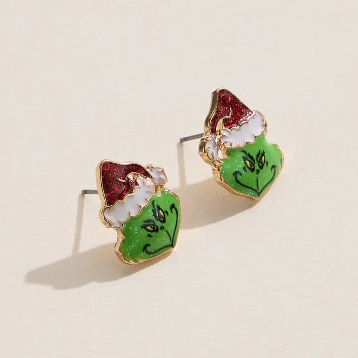 Little Green Mischief Earrings