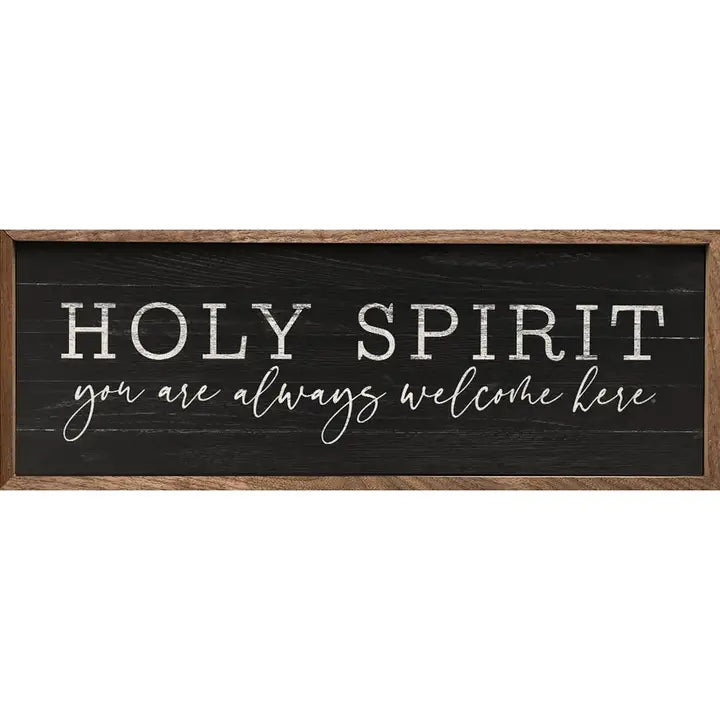 Holy Spirit Walnut Frame