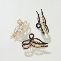 Sabrina Vintage Ribbon Claw Clip