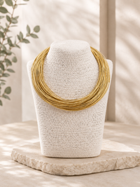 Aria Gold Strand Necklace